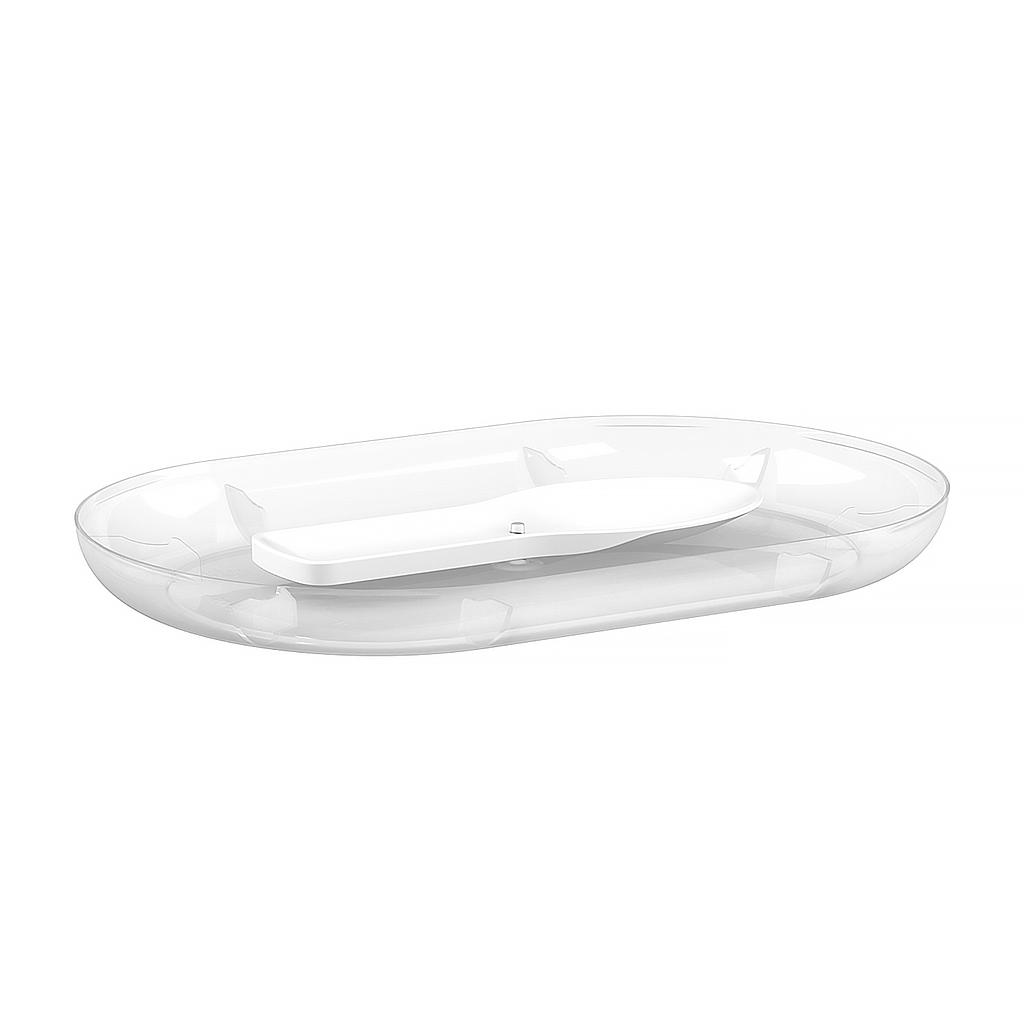 220 ml oval lid with white spoon