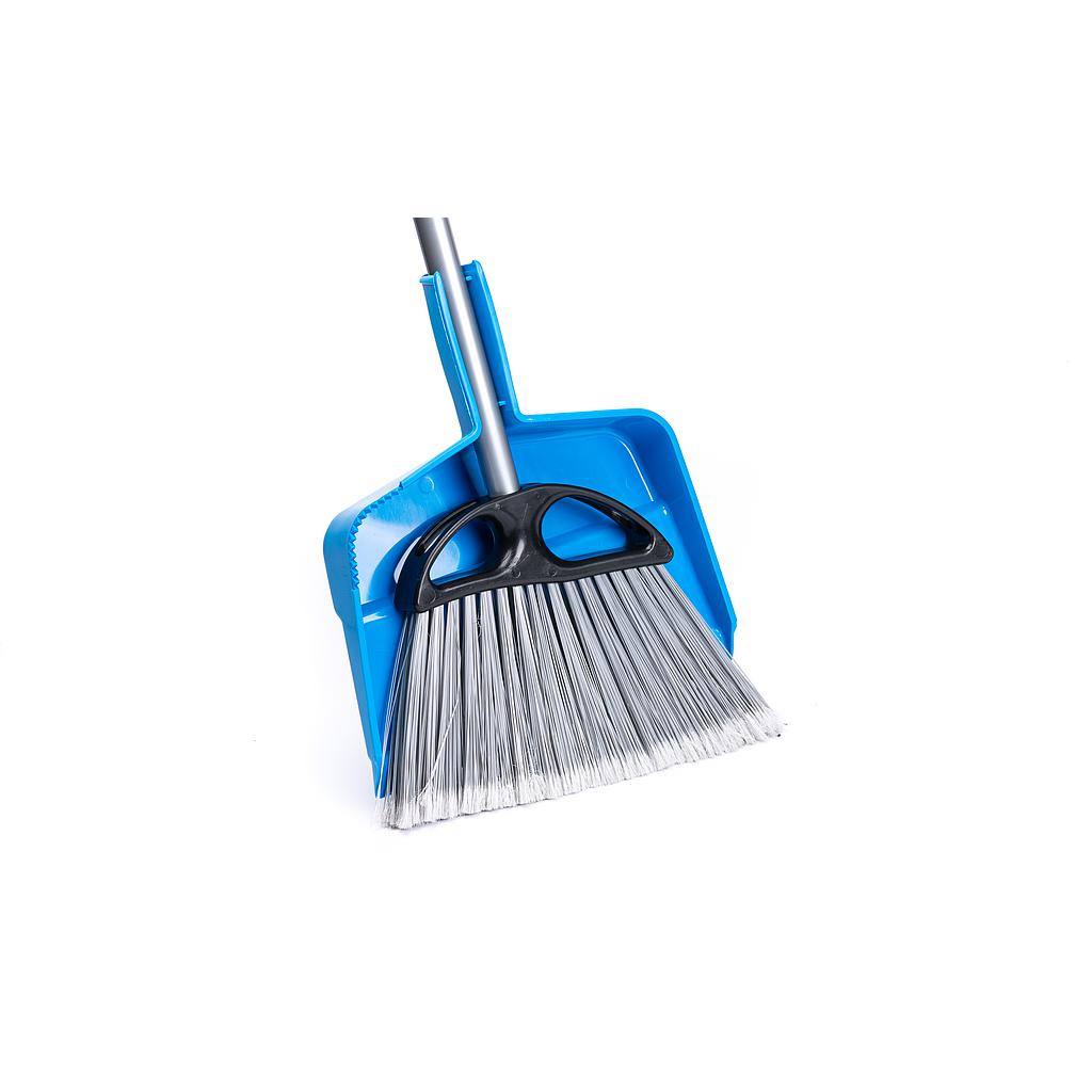 Angle broom with dustpan