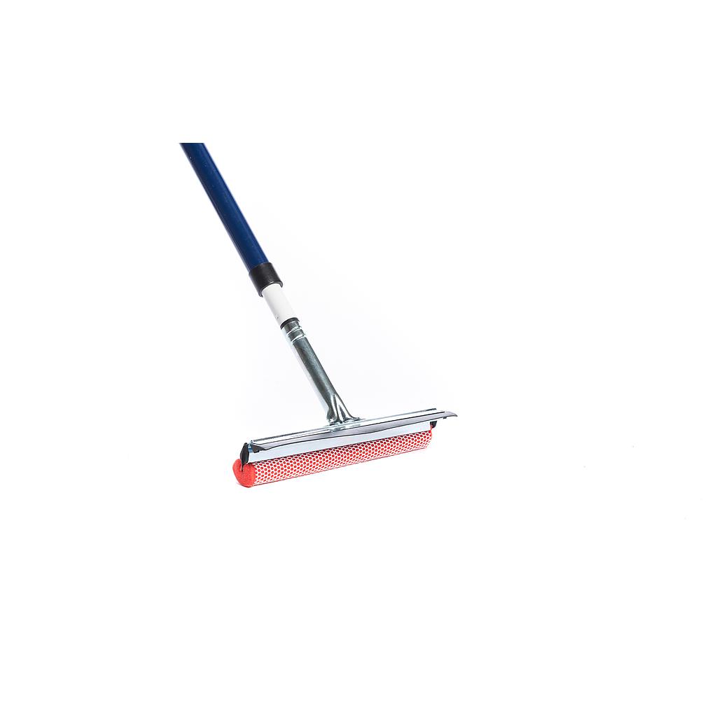 Window squeegee with sponge