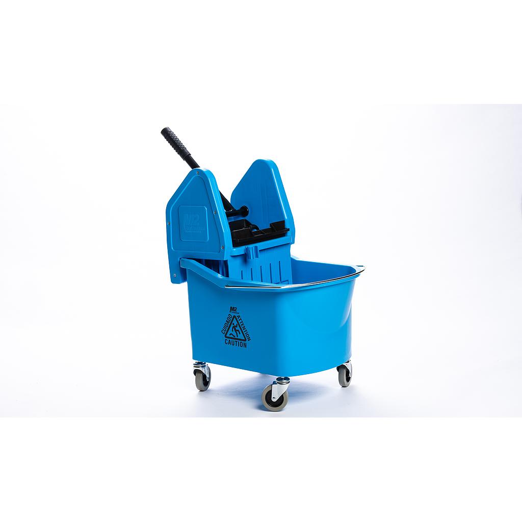 30-litre industrial pail with wringer and wheels | IEL Lachance
