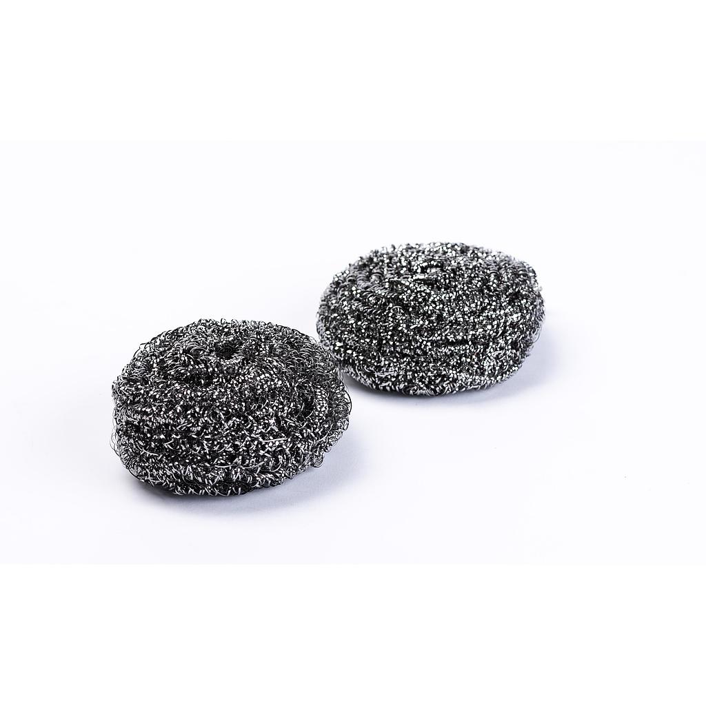 Spiral scouring sponge - Jumbo steel (x2)