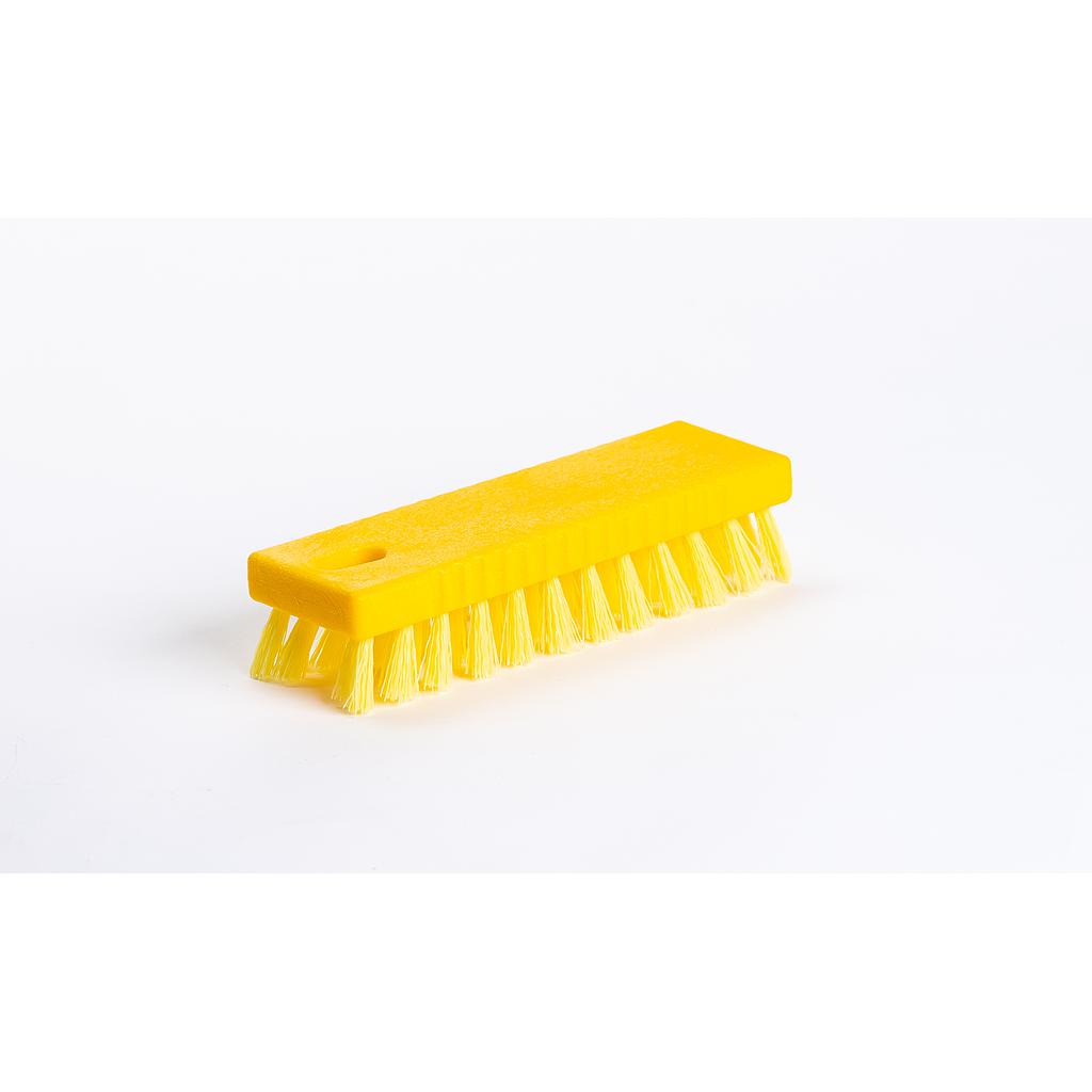 Rectangular rigid nylon scrub brush