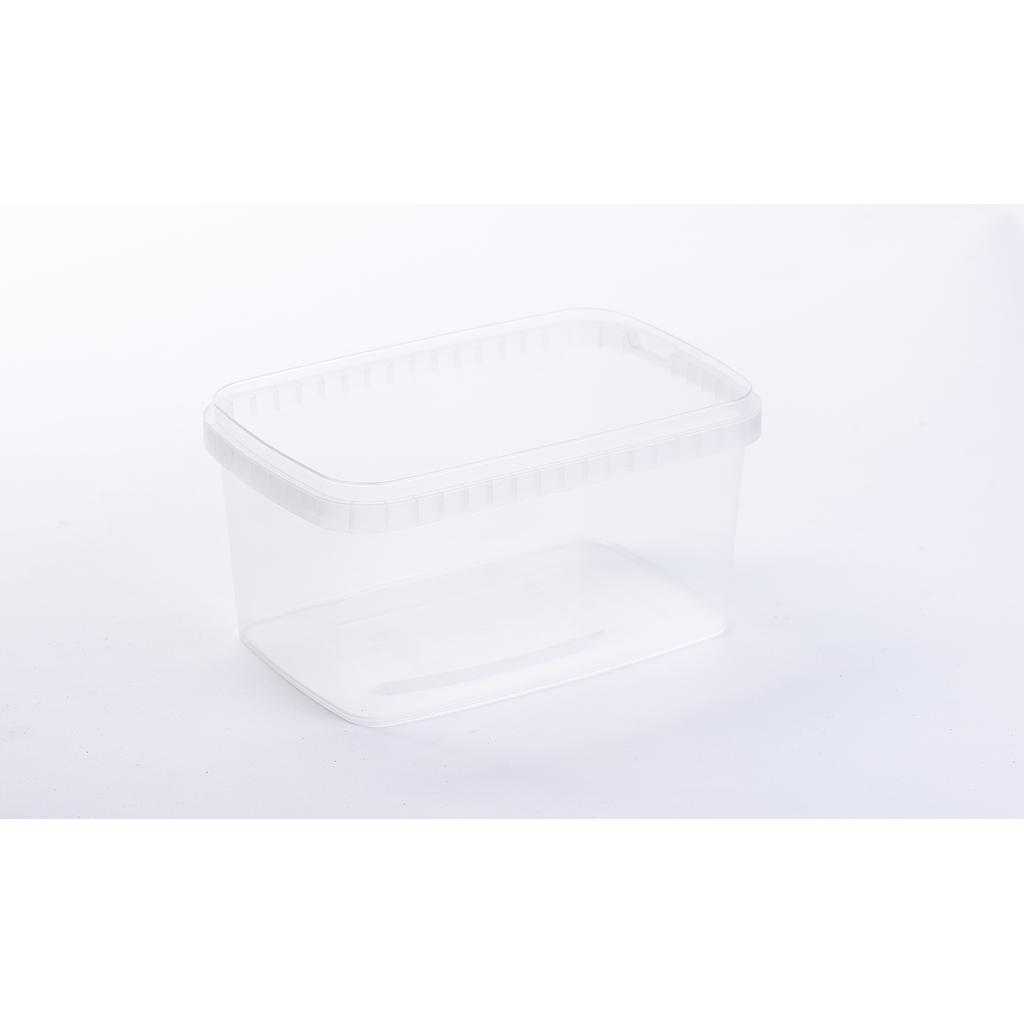 1600 ml rectangular Tamper Evident container