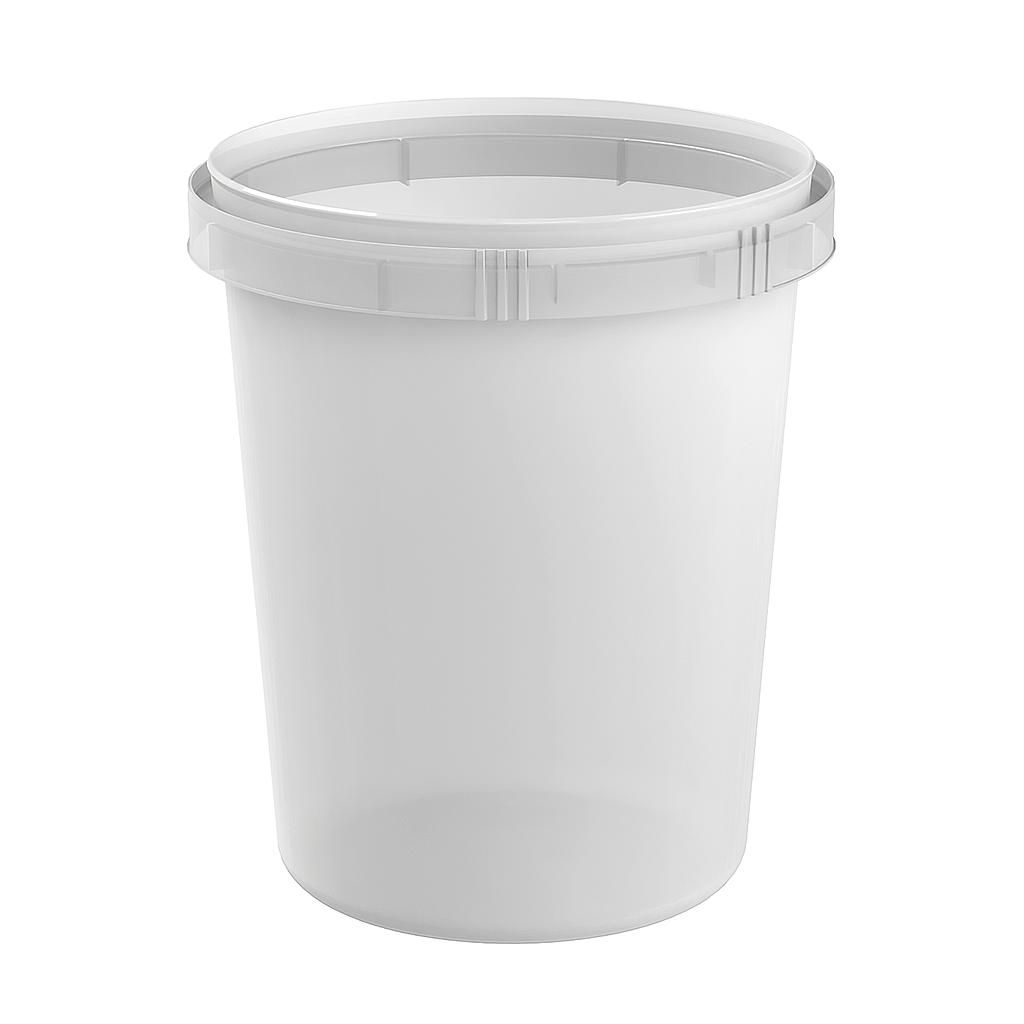 Contenant rond 1 litre sceau de sécurité