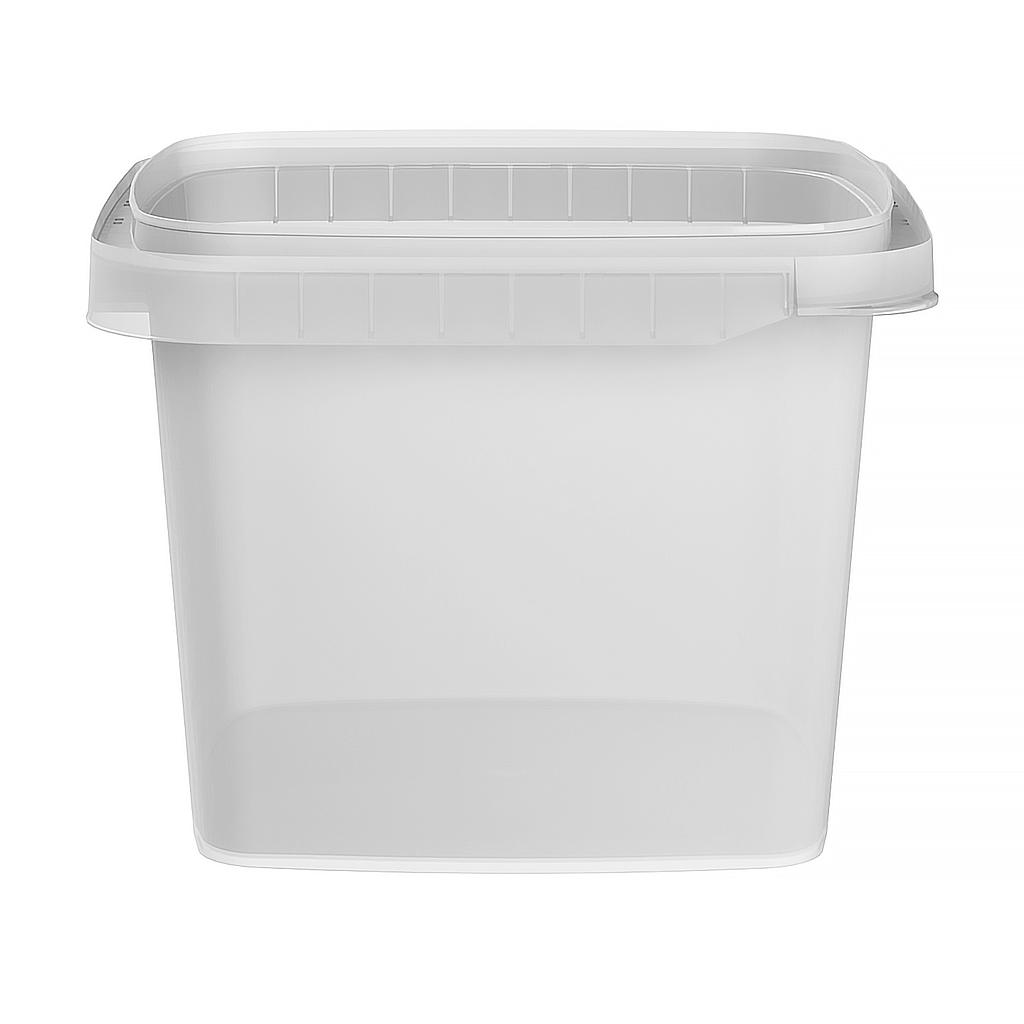 1.5-litre square Tamper Evident container