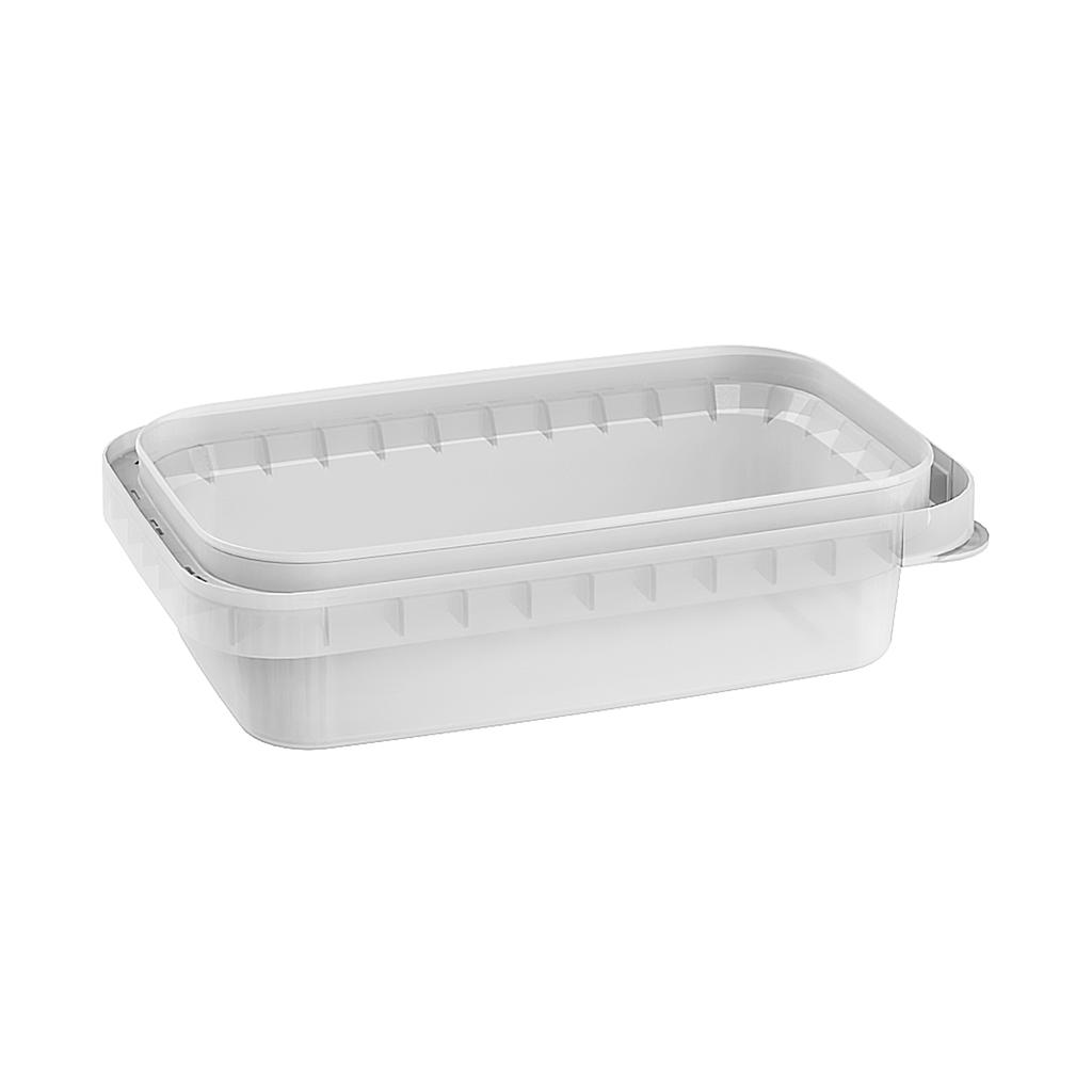 Contenant rectangle 250 ml sceau de sécurité